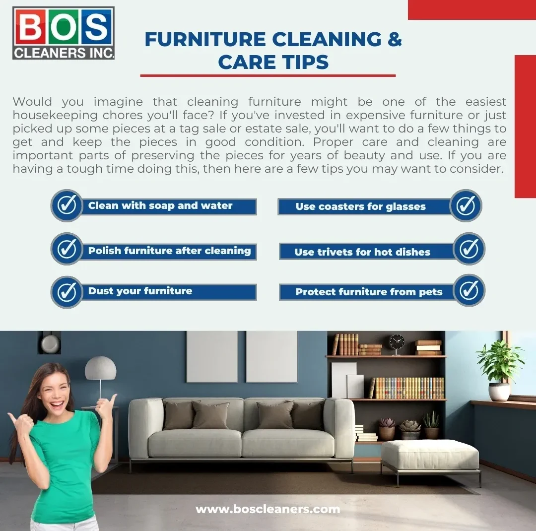 Keeping furniture clean not only makes the piece more attractive
