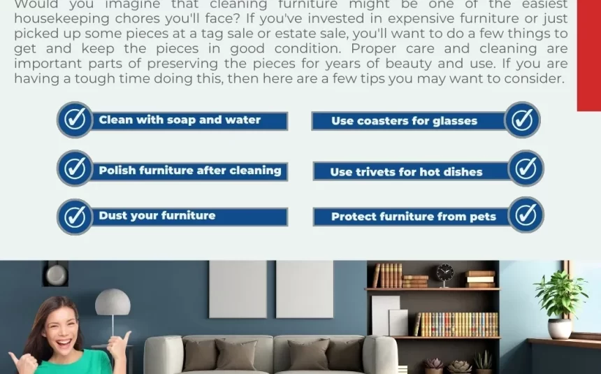 Keeping furniture clean not only makes the piece more attractive Keeping furniture clean not only makes the piece more attractive